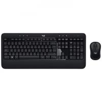 LOGITECH Advanced Combo Klavye+ Mouse Kablosuz Set 920-008808 - 1